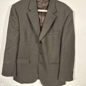 Ralph Lauren Men's Sports Coat - Brown Tweed - Size 44R - 100% Wool 3 Button
